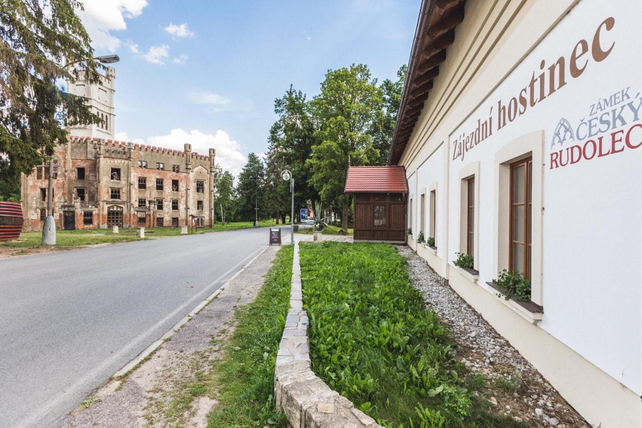 Pivovar A Penzion Grasel Český Rudolec Bagian luar foto