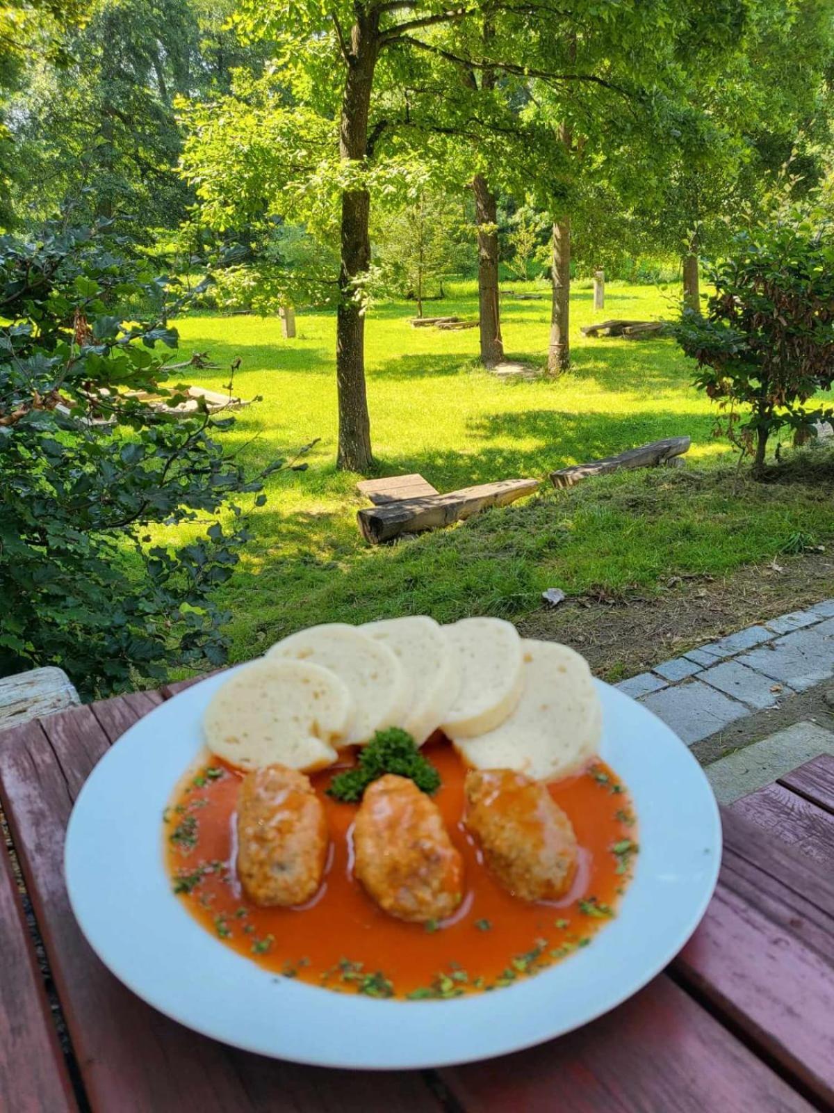 Pivovar A Penzion Grasel Český Rudolec Bagian luar foto