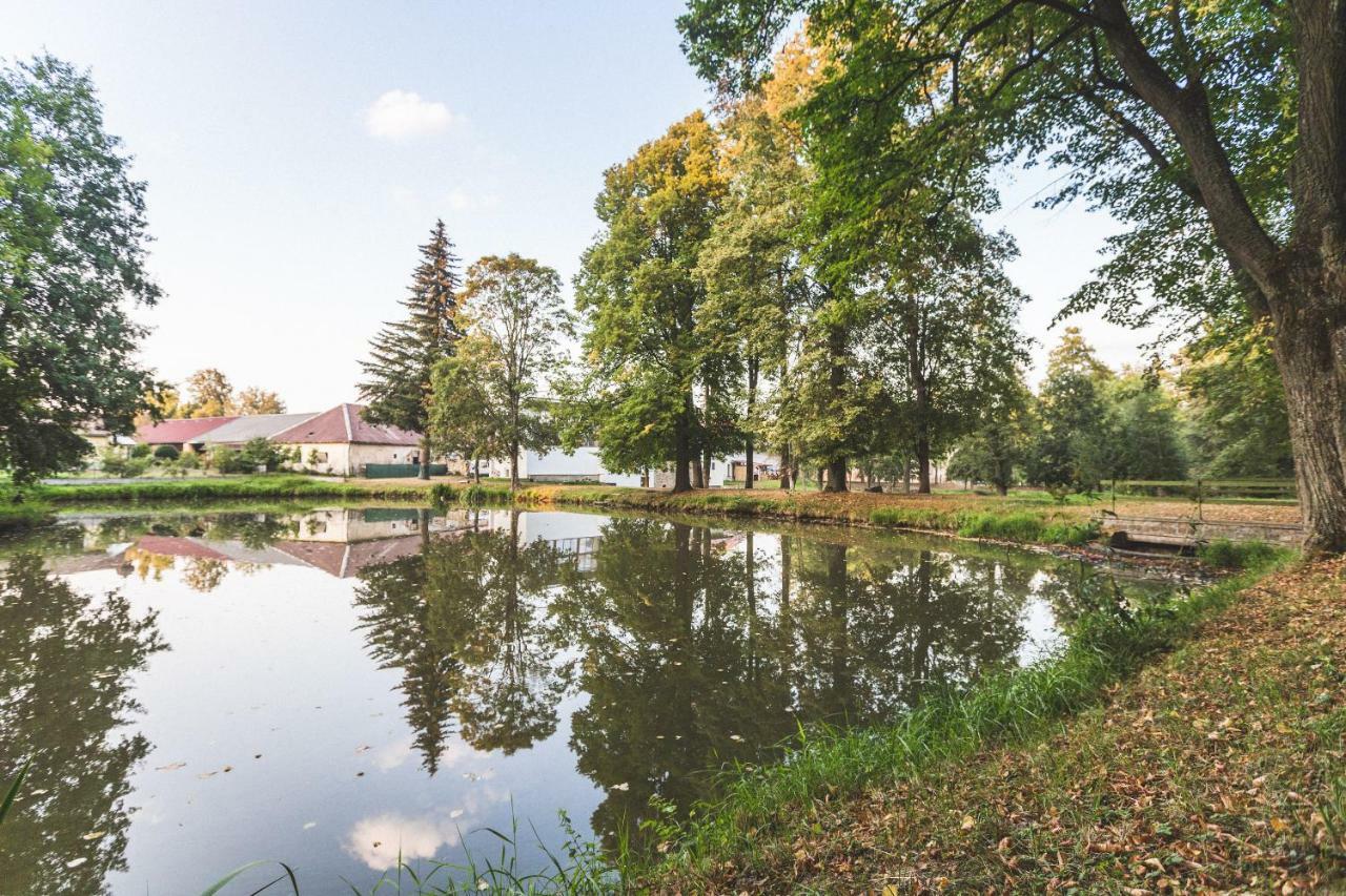 Pivovar A Penzion Grasel Český Rudolec Bagian luar foto
